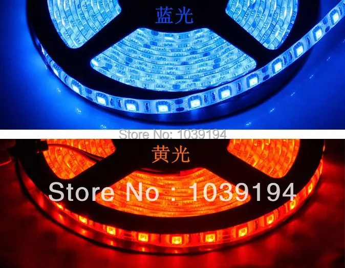 10 м/лот 5050 rgb Водонепроницаемая светодиодная лента 300 12 В постоянного тока
