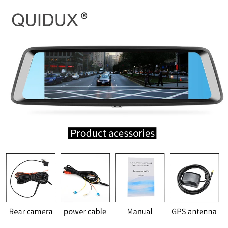 2018 Android 5 1 Автомобильное зеркало заднего вида 7 &quot4G Touch ADAS DVR FHD 1080 P с WiFi gps Видео