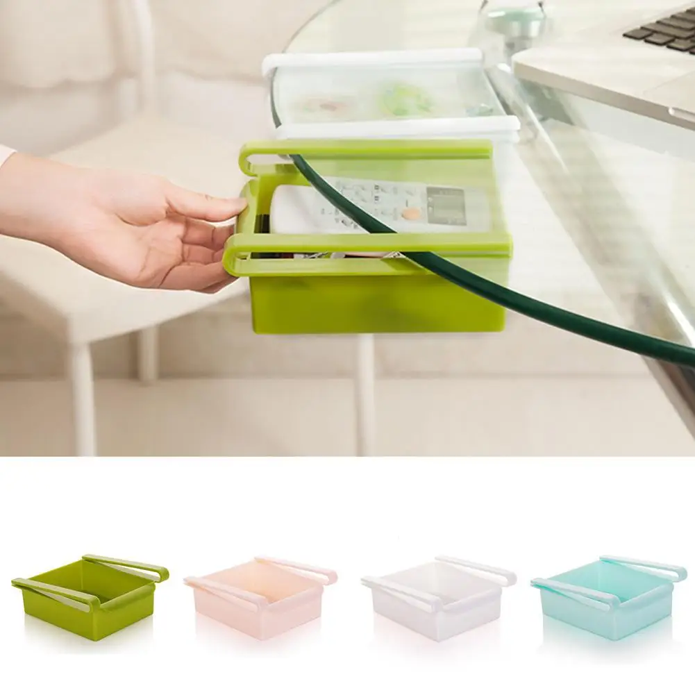 Hot Sale Slide Kitchen Storage Boxes durable Fridge Freezer Space Saver Organizer Rack Shelf Holder Drawer 2019 new | Дом и сад