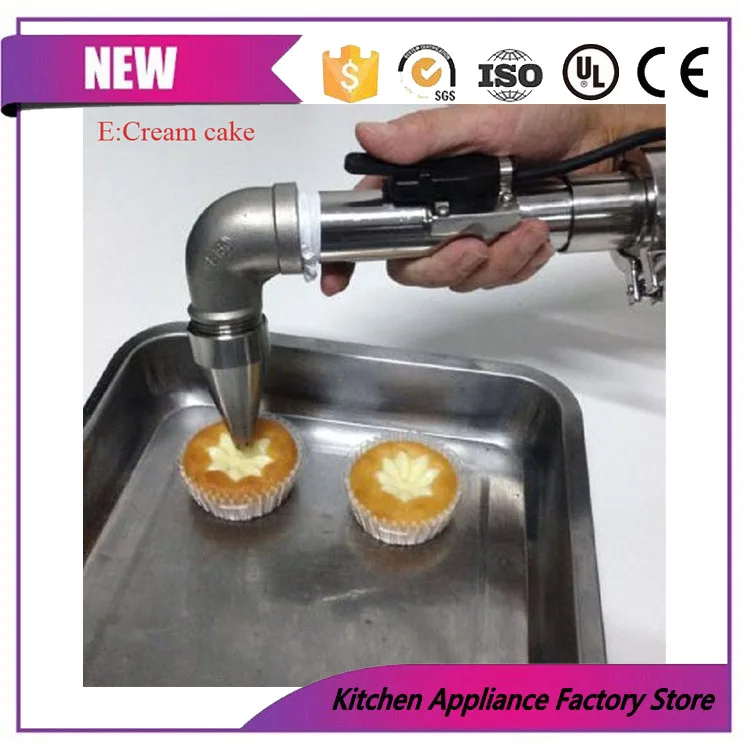 

Commercial bread cake cream liquid filling machine