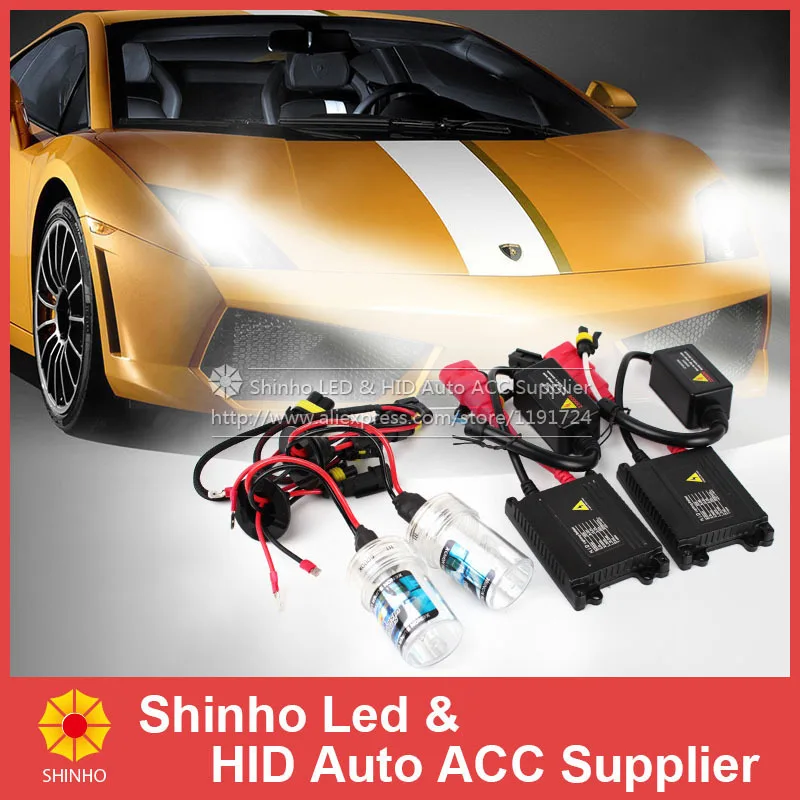 Ксеноновая лампа HID H7 H1 H3 H11 HB3 HB4 9005 9006 AC 35 Вт тонкий балласт ксеноновый комплект