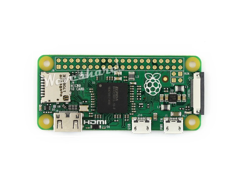 Raspberry Pi Zero V1.3 1 ГГц ARM11 512 МБ ОЗУ недорогой pared-down с коннектором для камеры CSI