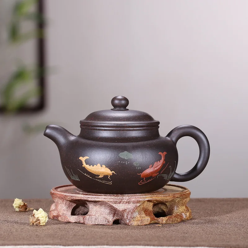 

with the world tea yixing are recommended by pure manual undressed ore black mud zhu more archaize pot every year