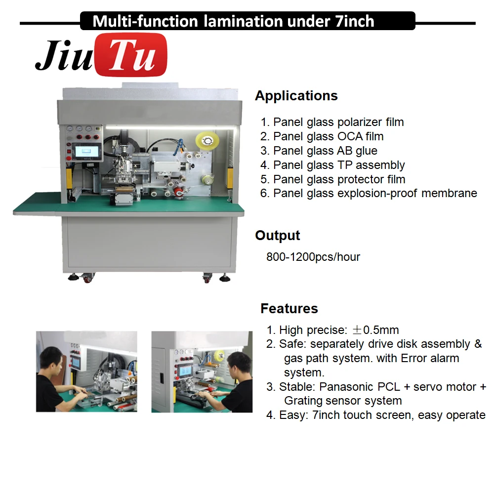 Fully Automatic Lamination For Mobile LCD Panel Glass OCA Polarizer Film Phone Repair Machine | Инструменты