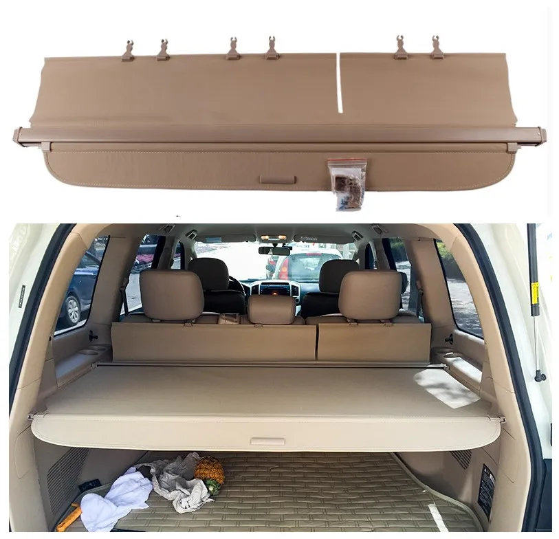 Для TOYOTA Land Cruiser LC200 2008 2018 задняя багажная Накладка для груза защитный экран