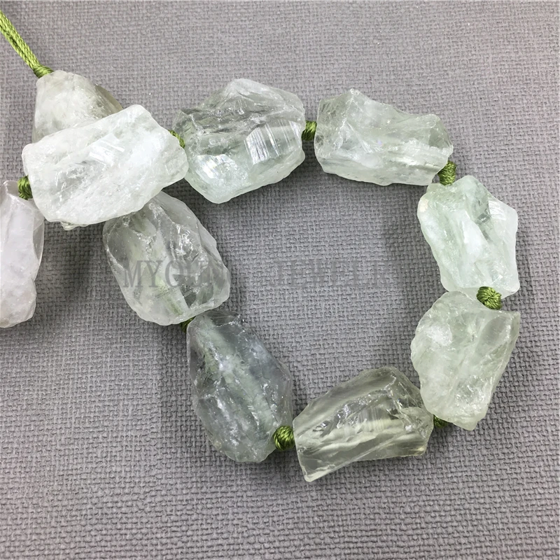 MY1091 высококачественный натуральный шероховатый сырой зеленый кристаллический