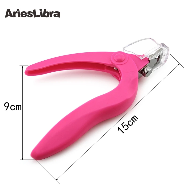 Ножницы AriesLibra розовые/черные для маникюра и кутикулы пластиковые ножницы ногтей