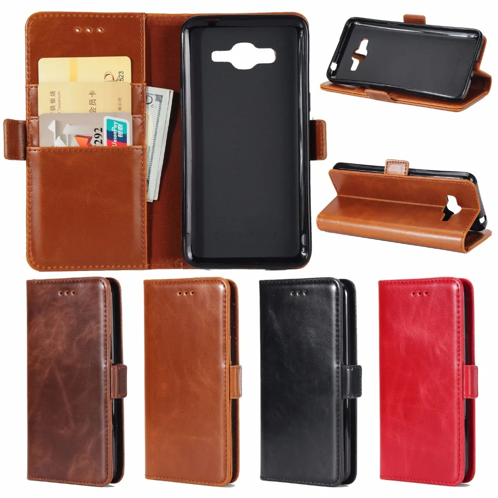 For Samsung J2Prime J5Prime J7Prime Luxury Flip Cover Wallet Leather Case Galaxy J2 J5 J7 Prime Phone Cases Hoesjes | Мобильные