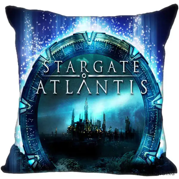 Square Pillowcases Изготовленная на заказ декоративная наволочка Sga старгейт Атлантис квадратном каблуке на молнии, накидка для подушки, лучший подарок 35X35,40x40,45x45 см(с одной стороны) 180516-59 - Цвет: Square Pillowcases