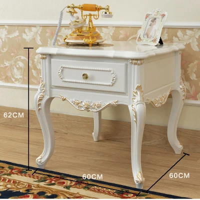 Ivory white gold Луи Мода Европейская сторона круглый чайный столик гостиная диван несколько белый угловой круглый квадратный телефон - Цвет: Ivory white gold