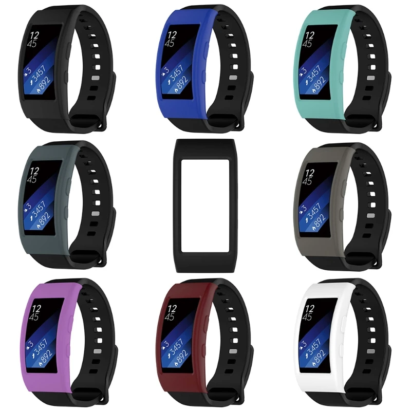 Силиконовый чехол для часов защитный Samsung Gear Fit 2 Pro SM R360 S927|Смарт-аксессуары| |