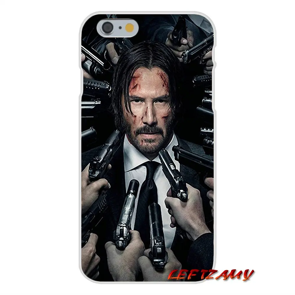 For iPhone X 4 4S 5 5S 5C SE 6 6S 7 8 Plus John Wick Keanu Reeves Accessories Phone Shell Covers | Мобильные телефоны и