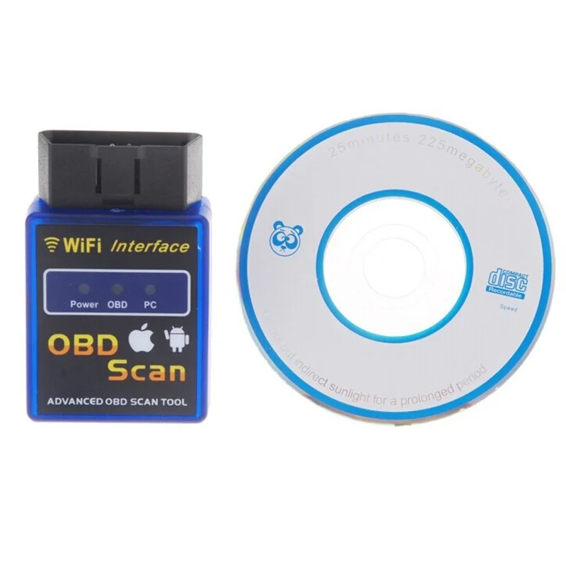 Высококачественный Мини ELM327 Bluetooth + Wi Fi OBD2 автомобильный диагностический ELM 327