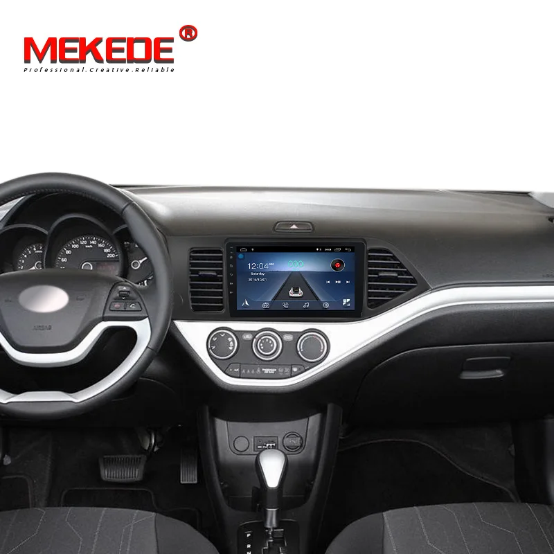 MEKEDE 2Din 4 ядра Android 8 1 9 &quotавтомобильное радио для KIA PICANTO Morning 2011 2012 2013 2014 GPS