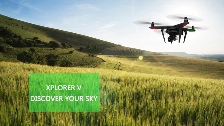 (В наличии) оригинальный Zero xiro xplorer V FPV системы HD 14MP камера RC Quadcopter GPS один ключ