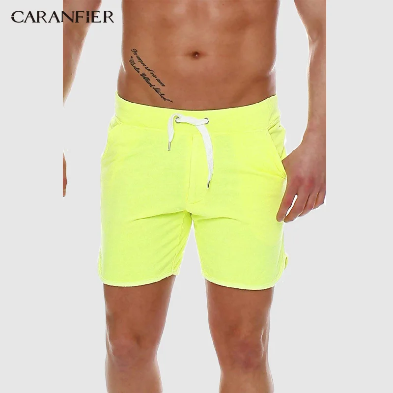 CARANFIER новые мужские спортивные пляжные шорты для бега цветные отдыха|Мужские