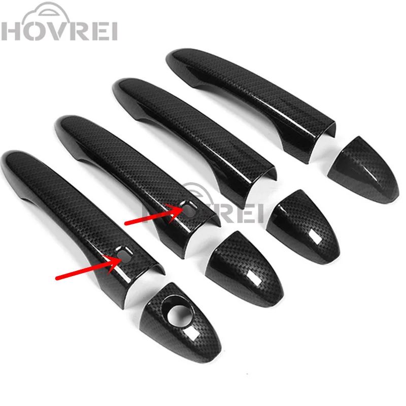 Автомобильный Стайлинг роскошный хромированный чехол для ручки двери отделка