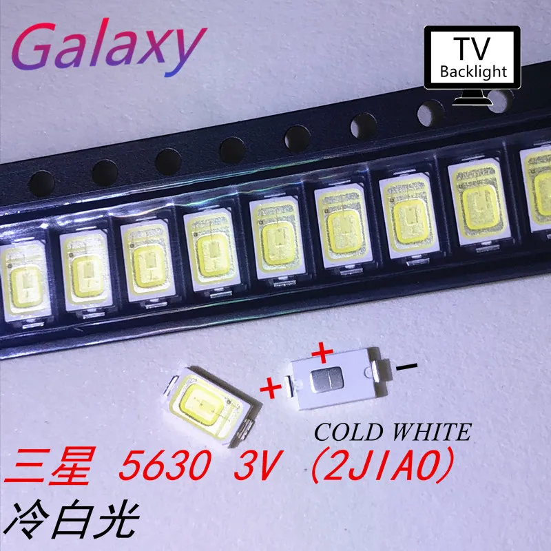 50 шт. SAMSUNG 5630 3 в 0 5 Вт 5730 led холодный белый ЖК подсветка для LED приложение ТВ