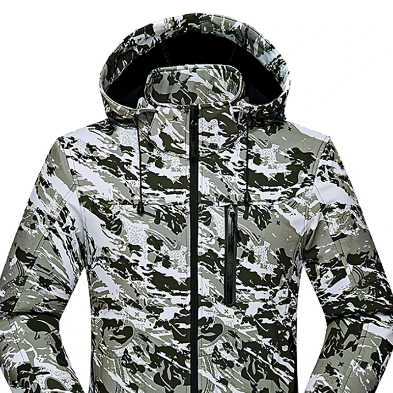 Лыжи мужские куртки зима camouфлаг водостойкая ветрозащитная Лыжная куртка