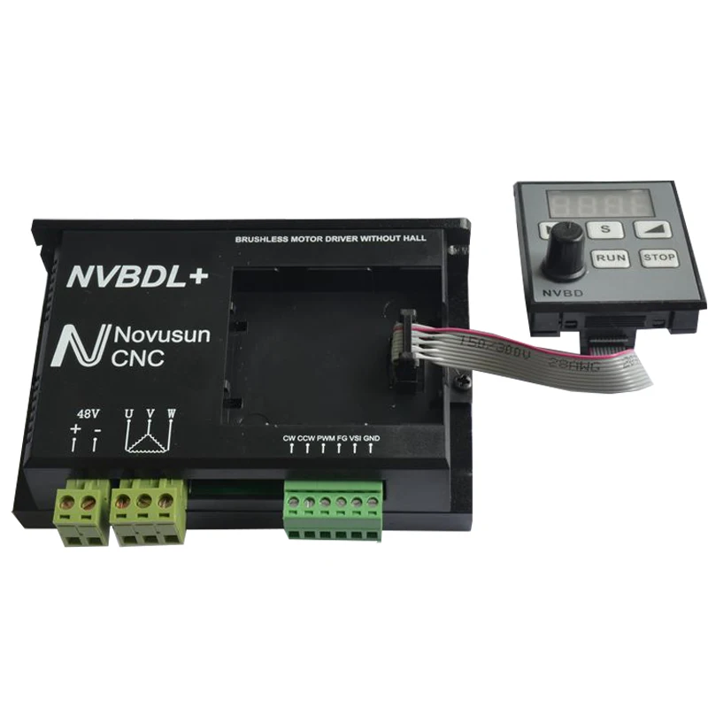 

Engraving Machine Brushless Spindle Motor Drive Kit With Control Panel Sensorless Spindle Motor 48V DC