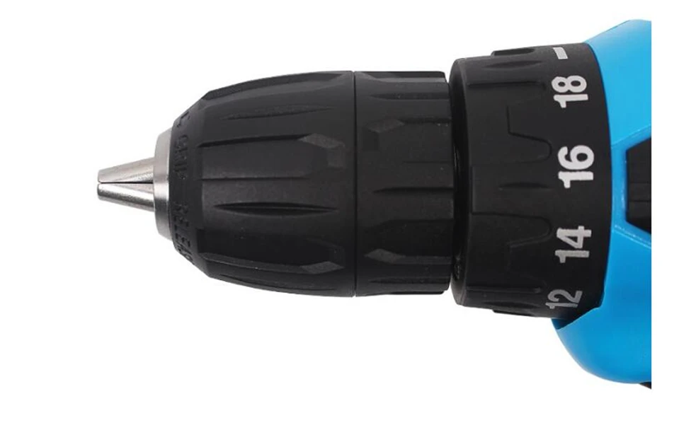 

Hilda 16.8V LED Light Cordless Screwdriver Electric Drill Two-Speed Rechargeable 2 pcs Lithium Batteries Waterproof Electric Dri