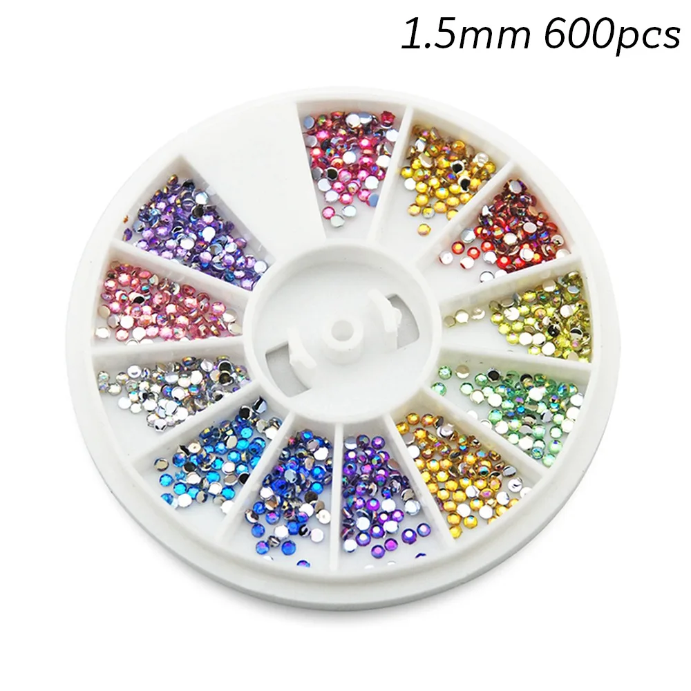 Стразы для ногтей Rolabling Star Rainbow Diamond, акриловые украшения, аксессуары для ногтей, маникюрные Стразы - Цвет: 06