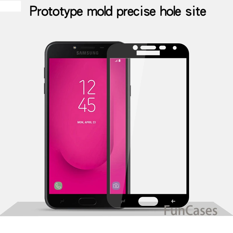 Защитный Стекло на samsung Galaxy J4 2018 чехол закаленное для J6 плюс J8 A6 A8 J 4 J400