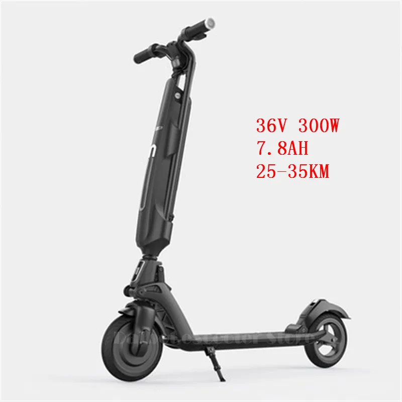 Black 7.8AH 25-35KM Daibot мини электрический самокат с двумя колесами 8,5 дюймов 36 в 300 Вт Сверхлегкий портативный женский складной самокат для взрослых - Цвет: Black 7.8AH 25-35KM