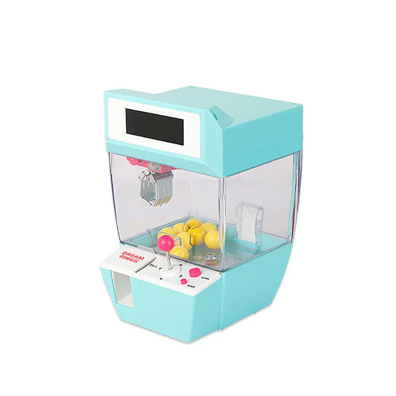 Игровой автомат Catcher с будильником и монетоприемником игрушечный кран кукла