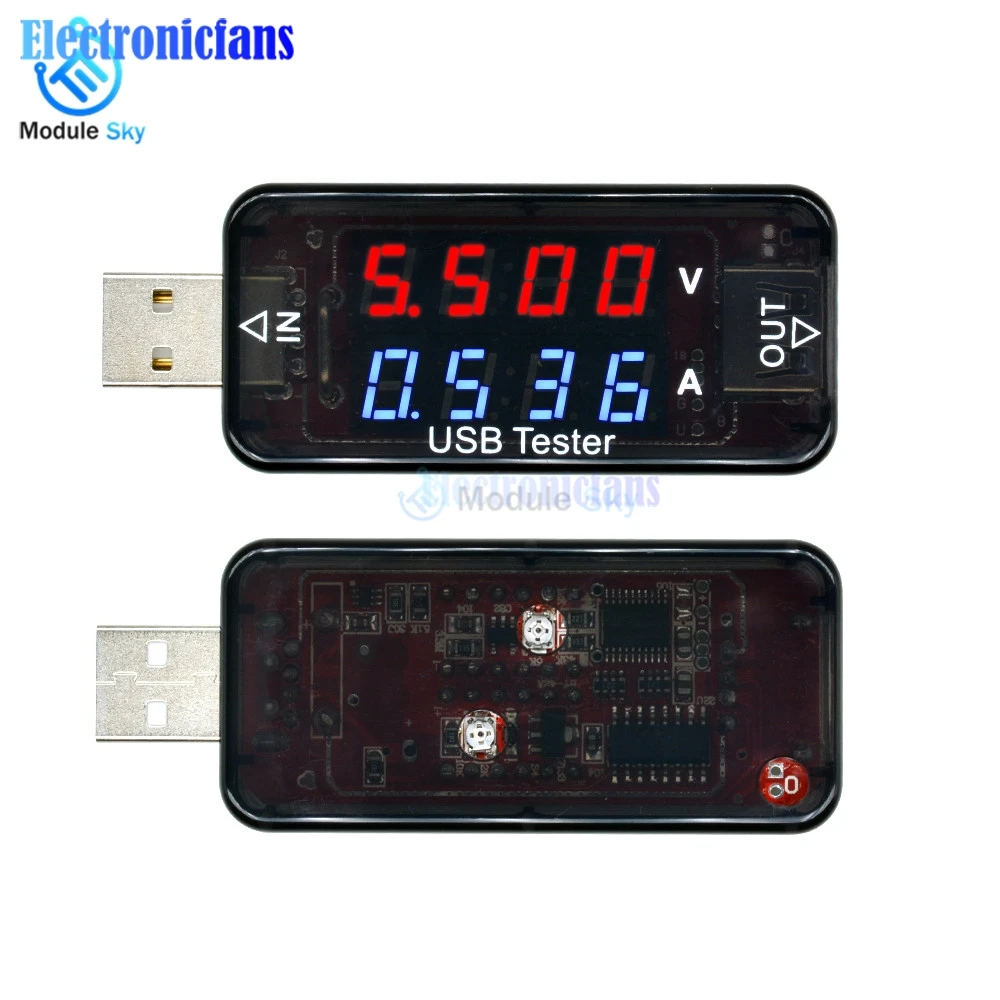 Высокоточный USB тестер для зарядки высокоточный портативный вольтметр амперметр