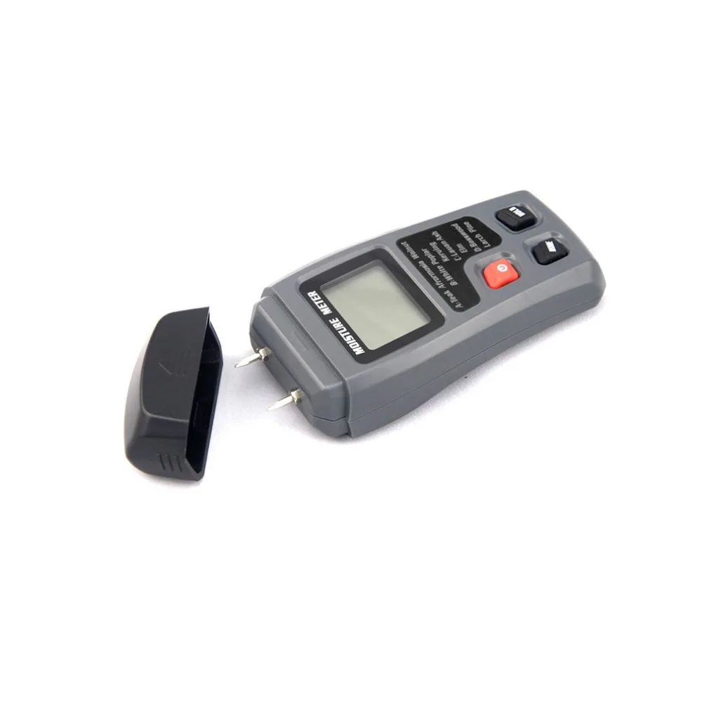 LCD 0-99.9% 2Pins Wood Industry Digital Moisture Meter Humidity Tester Timber Damp Detector Conductivity Hygrometer | Инструменты