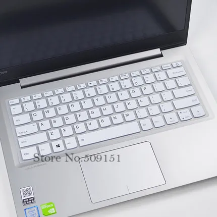 Силиконовый защитный чехол для клавиатуры lenovo Yoga 530 530s 530-13IKB Yoga 730 730S 530 IdeaPad 330s 530s Miix 630 C930 13IKB - Цвет: White