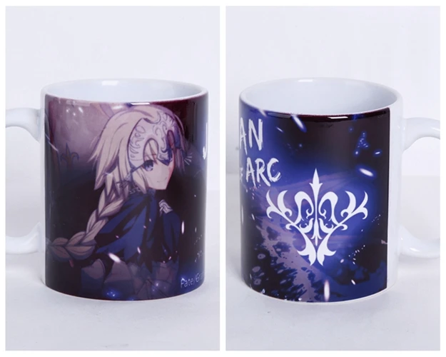 Аниме Fate Grand Order Jeanne dArc Alter Saber Tamamo no Mae Okita Souji Merlin Scathach Emiya кружка для косплея персонаж FGO - Цвет: 1
