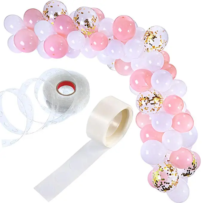 ballon kit 112 шт./компл. розовый Whit латексные золотистые воздушные шары арочный комплект 1st 2nd 3th 4th День рождения украшения для девочек Baby Shower вечерние поставки - Цвет: ballon kit