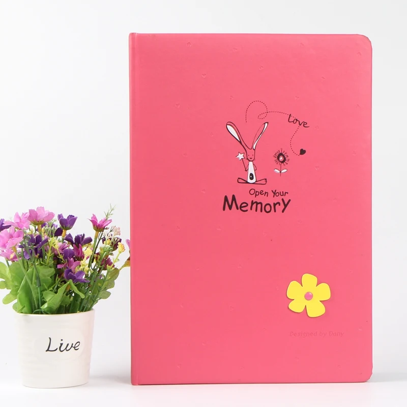 Новинка 2017 6-дюймовый красивый фотоальбом 6-цветный семейный для роста ребенка