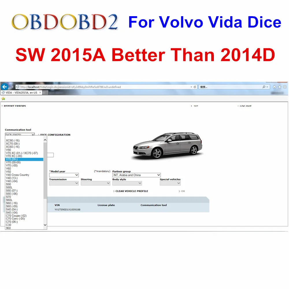 Новейший 2015A для Vida Dice полный чип с CD& Dongle добавить больше моделей автомобилей, чем 2014D 2014C Dice Pro диагностический инструмент