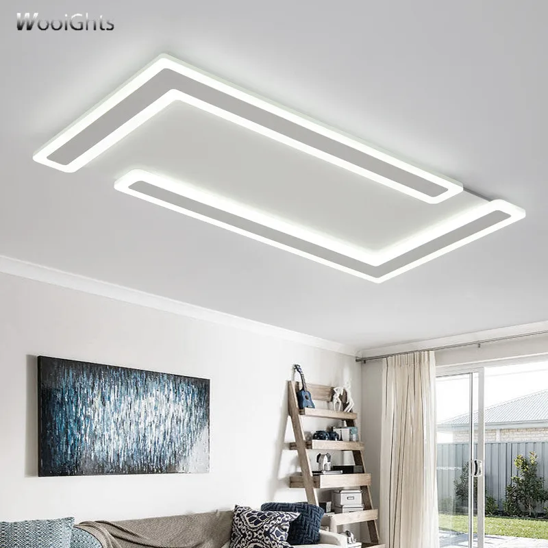 Wooights современные светодиодные потолочные лампы для гостиной спальни Abajur Luminarias lustre de plafond 110В 220В