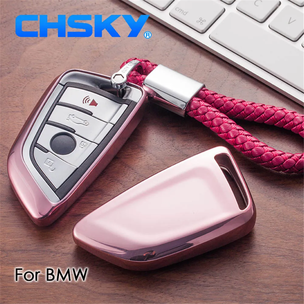 CHSKY ТПУ для BMW чехол ключей X5 E53 E70 F15 G05 7 серия X1 X6 автомобильного ключа