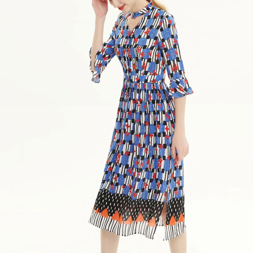 Высокое качество новая мода 2020 летнее подиумное платье женское элегантное