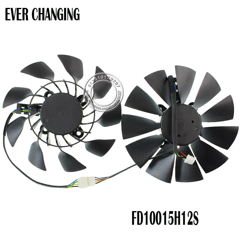 95 мм FD10015H12S 0.55A вентилятор для ASUS GTX980 GTX970 GTX780Ti GTX780 R9 390X 390 290X 290/280X охлаждающий