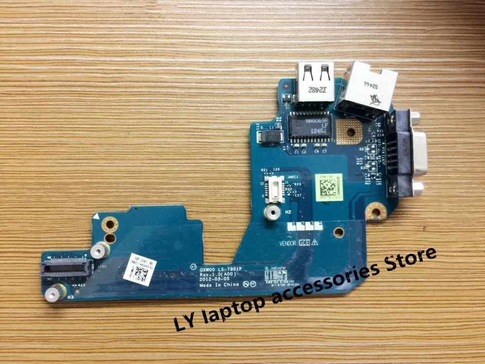 Оригинальная плата интерфейса USB для ноутбука DELL Latitude E5430 NIC VGA LS 7901P|Пелти ЖК-экранов| |