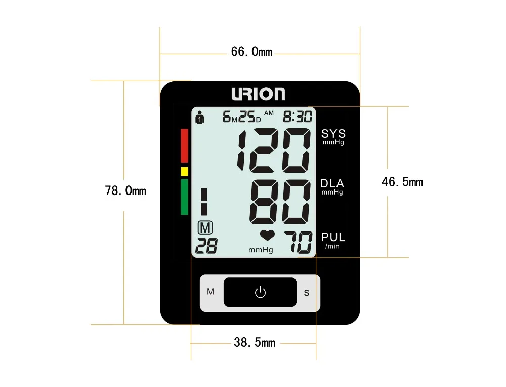 U60CH Супер авто matic верхний монитор артериального давления С Heart Beat Meter Бесплатная