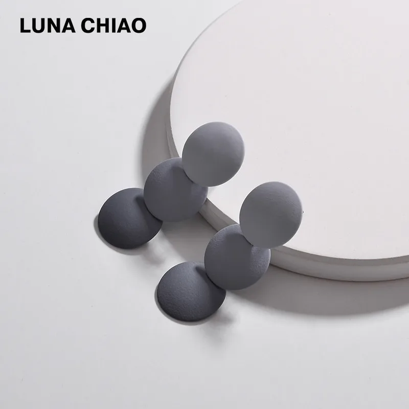 Женские серьги-капельки в круглой форме LUNA CHIAO 2018 | Украшения и аксессуары
