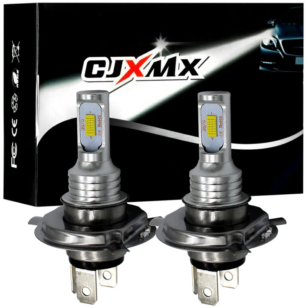 CJXMX H4 светодиодный лампы 1600LM CSP супер яркие противотуманные фары Дневные Фары