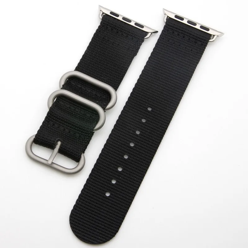 Ремешок для Apple Watch Band 42 мм 38 нейлоновый сменный Браслет с металлической застежкой