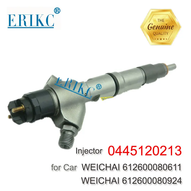 ERIKC Авто подлинный топливный инжектор 0445120213 (0 445 120 213) Crin впрыск Сменные сборы