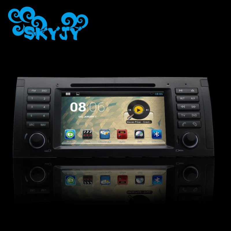 7 &quotHD Android 6.0.1 OS Wi Fi 3G dvd плеер автомобиля для BMW E39 E53 GPS nav Радио стерео Bluetooth