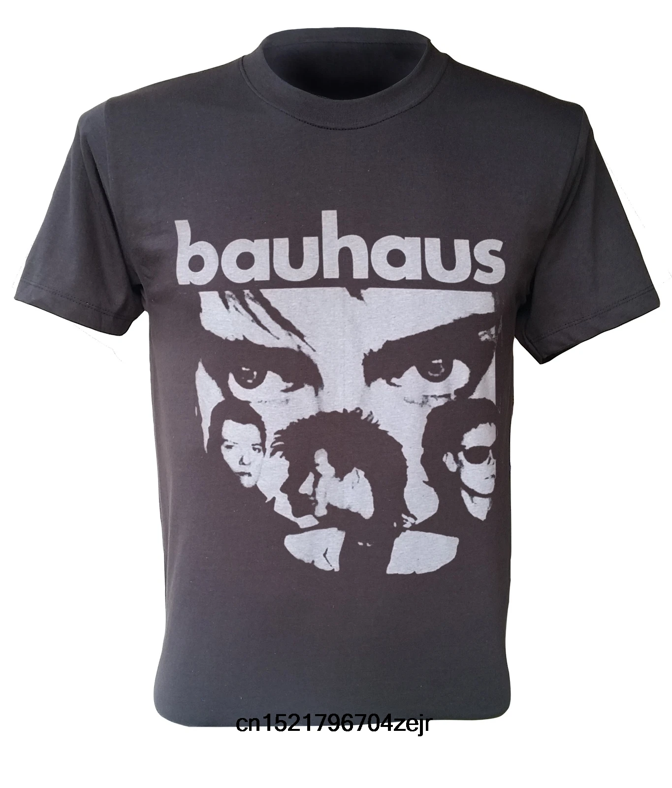 Для мужчин футболка Bauhaus ретро в стиле панк-рок метал Taille Черный stonewashed Q-171 fortnite