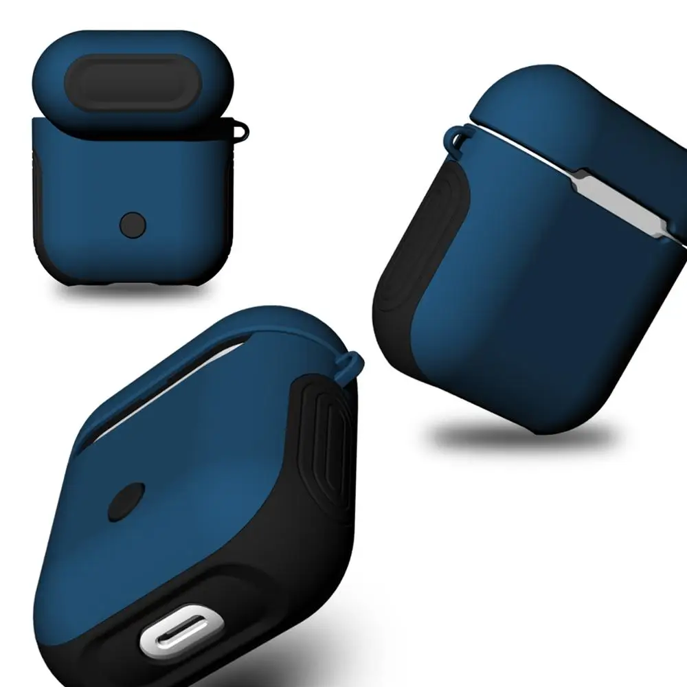 Для Airpods крышка Apple беспроводная Bluetooth гарнитура Зарядка крышка Защитная, крышка PU материал Airpods пакет
