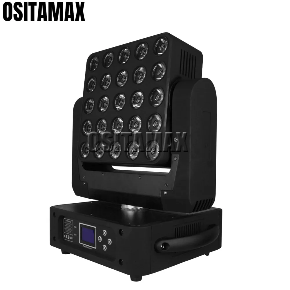 OSITAMAX-A Matrix blinder beam moving head 25x10w rgbw 4in1 dmx led professional equipment background lights | Лампы и освещение